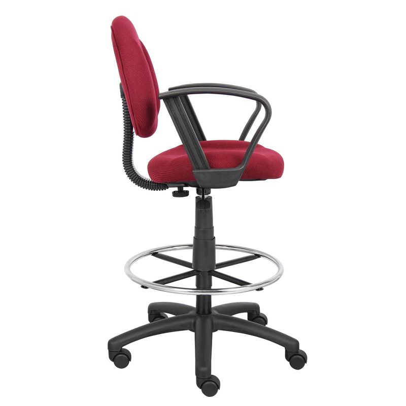 Drafting Stool with Footring and Loop Arms - Boss Office Products, 6 of 10