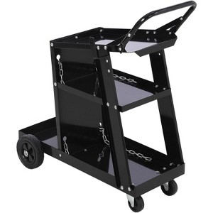 Multi-Purpose Welding Trolley , Welding Trolley for Tig/Mig Welding Machines and Plasma Cutters, 220 Lb. Load Capacity - 1 of 4