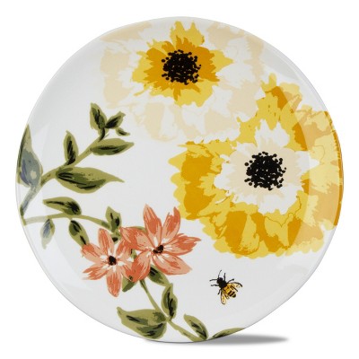 tagltd Bee Floral Round Platter