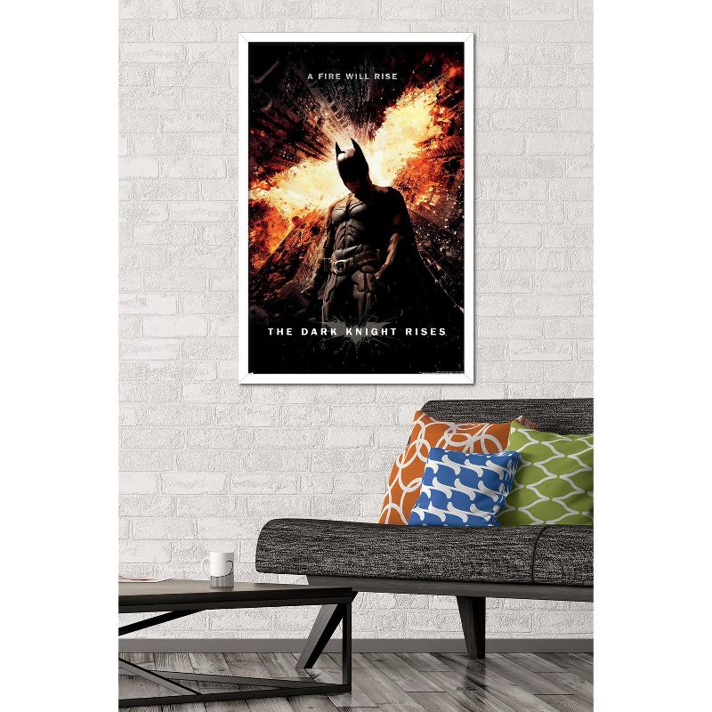 Trends International DC Comics Movie - The Dark Knight Rises - One Sheet Framed Wall Poster Prints, 2 of 7