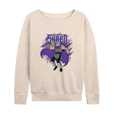 Women's - Teenage Mutant Ninja Turtles - Live And Let Shred Lightweight French Terry Slouchy