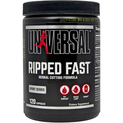 Universal Nutrition Ripped Fast Dietary Supplement - 120 Capsules