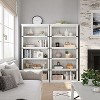67.4" Farmhouse Bookcase - 5-Tier Rustic Wood Shelf for Living Room, Home Office 45 lbs per Shelf - 4 of 4