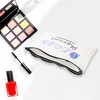 Unique Bargains Durable Pattern Letter Printed Makeup Bag White 1 Pc - 4 of 4