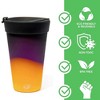 Silipint: Silicone 16oz Coffee Tumblers, 2 Pack, Sun Storm - 3 of 4
