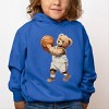 The Juniper Shop Watercolor Basketball Bear Toddler Hoodie - 3 of 4