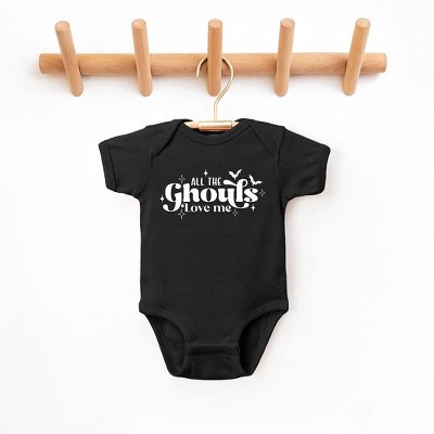 The Juniper Shop All The Ghouls Love Me Diamonds Baby Bodysuit