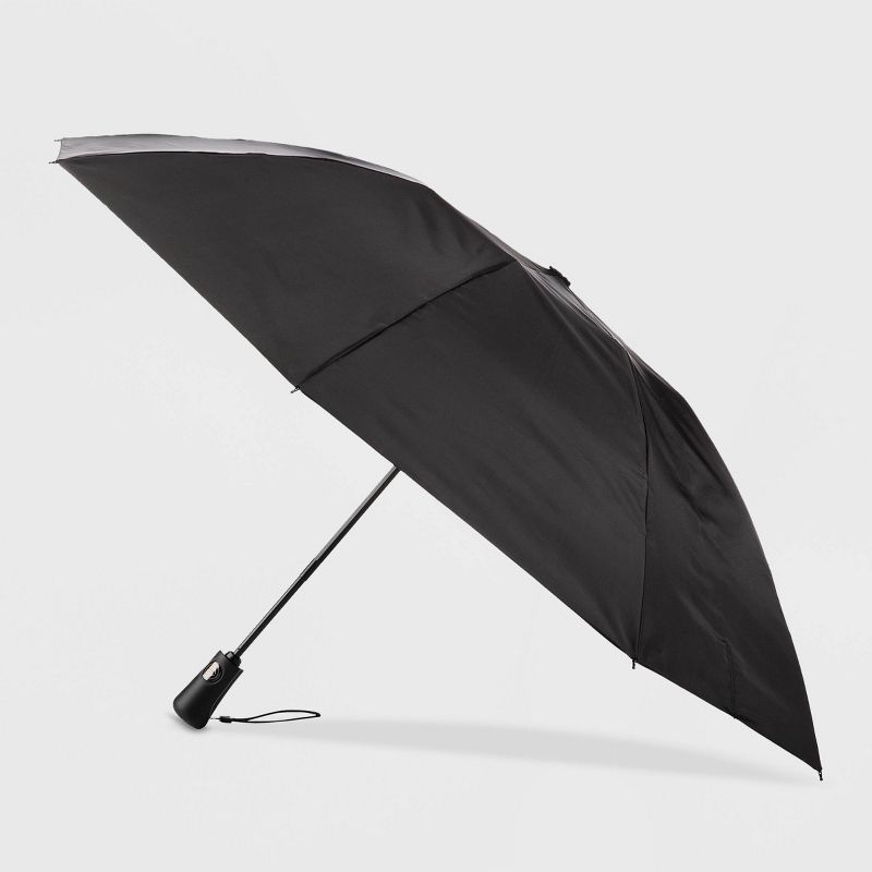 Totes InBrella Reverse Close ECO Compact Umbrella - Black, 2 of 5