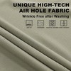 Men's Sun Protection Fishing Shirts Long Sleeve Travel Work Shirts for Men UPF50+ Button Down Shirts with Pockets - 3 of 4