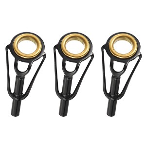Unique Bargains Stainless Steel Ring Guide Fishing Rod Tip Repair Kits 3 Pcs - 1 of 4