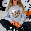Simply Sage Market Halloween Heart Sweatshirt - 2XL - Graphite - 2 of 4