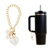 Unique Bargains Heart Bow Water Cup Pendant 1 Pc - 3 of 4