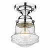 Z-Lite Vaughn 1 - Light Flush Mount in  Chrome - 4 of 4