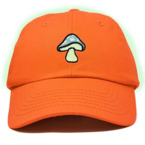 Dalix Mushroom Embroidered Fungi Magic Dad Hat Cotton Baseball Cap Adjustable Mens - 1 of 4
