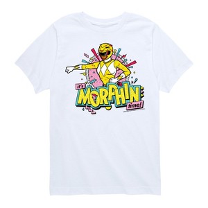 Boys' - Power Rangers - Morphin Time Yellow Short Sleeve Graphic T-Shirt - 1 of 4