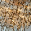 ALOADECOR Vintage Antique Gold Water Glass Tiered Chandelier for Dining Room - 4 of 4