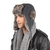 Cable Knit Winter Hat w/ Faux Fur_Nirvanna Designs - 4 of 4