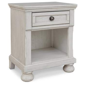 Robbinsdale 1 Drawer Nightstand White - Signature Design by Ashley