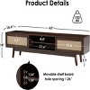 SEVOBAL TV Stands and Consoles Modern TV Stand with Ample Storage and Cable Management, Ideal for Living Room Entertainment, Black, 65"*15.6"*18" - 3 of 4
