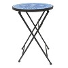Saint Birch Lori Mosaic Folding Side Table - 2 of 3