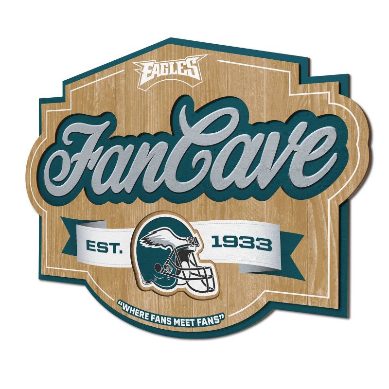 NFL Philadelphia Eagles Fan Cave Sign, 1 of 5
