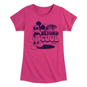 Girls' - Disney - Beyond Cool Fitted Short Sleeve Graphic T-Shirt - 1 of 4