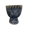 Slickblue Black Cement Goblet Planter - Classic Planters in Small and Large Sizes - 4 of 4