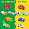 Joyfy 20PCS Die Cast Metal Pull Back Cars Toy, Vehicle Set for Toddlers, Child Party Favors, Cake Toppers, Race Cars for Boys, Gift Set for Babies - 2 of 4