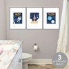 Big Dot of Happiness Blast Off to Outer Space - Unframed Wash, Brush, Flush - Rocket Ship Bathroom Wall Art - 8 x 10 inches - Set of 3 Prints - 3 of 4