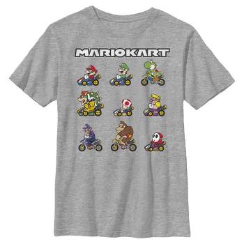 Boy's Nintendo Mario Kart Character Panel T-Shirt