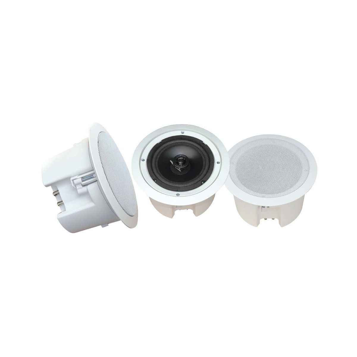 Ceiling Wall Mount Enclosed Speaker for Home Audio with High-Quality Sound, Easy Installation, White Finish