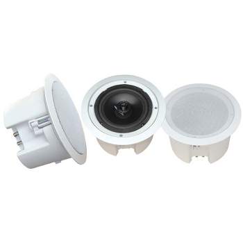 Pyle Ceiling Wall Mount Enclosed Speaker -  White