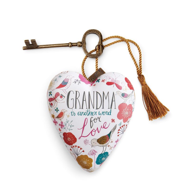 DEMDACO Grandma Art Heart 4" - White, 1 of 2