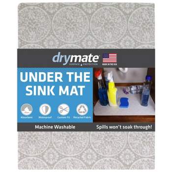Unique Bargains Dish Drying Mat Set Under Sink Drain Pad Heat Resistant  Suitable For Kitchen : Target