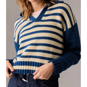 Women's Parker Striped Polo Sweater - DRESS FORUM - 1 of 4
