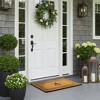 A1HC Natural Coir & Rubber Monogrammed 18"X32" Door Mat, Heavy Duty, Non-Slip Outdoor Entry Doormats - 4 of 4
