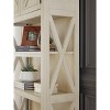 75.25" Bolanburg Large Bookshelf Brown/White - Signature Design by Ashley: Mid-Century Modern Style, 3-Tier Storage, Adjustable Shelves - 4 of 4