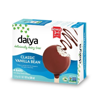 Daiya Classic Vanilla Bean Non-Dairy Frozen Dessert Bars - 10.4oz/4ct