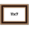 PosterPalooza | Photo Size Weathered Gold Picture Frame - UV Acrylic, Foam Board Backing, Hanging Hardware - 2 of 4