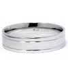 Pompeii3 Double Inlay Wedding Band 950 Platinum - 2 of 4