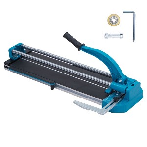 Manual Tile Cutter 48",Double Rails Porcelain Ceramic Tile Cutter with Tungsten Carbide Wheel,Infrared Accuracy, Anti-Skid Feet for Construction - 1 of 4