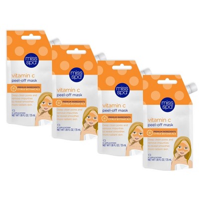 Miss Spa Vitamin C Peel-Off Mask - 4pk/1.18 fl oz