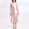 LECHERY Women's Lustrous Silky Shiny Satin Slip Dress - 2 of 4