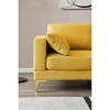 VASIP Modern L-Shaped Sectional Sofa - Sunshine Yellow Upholstered Fabric, Cozy Leisure Design for Contemporary Living Room - 4 of 4