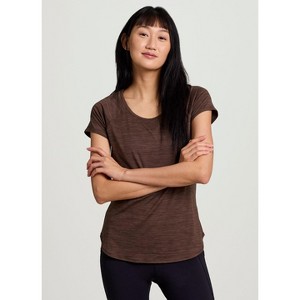 RBX Active Women's Buttery Soft Athletic T-Shirt Quick Drying Short Sleeve Curved Hem Workout Top - 1 of 4