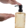 Unique Bargains Elegant Twill Pattern Soap Pump Dispenser for Bathroom 16.9oz 1 Pc - 3 of 4