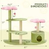 EROMMY 37" H Cat Tree,Cat Tower with Sisal Scratching Posts for Indoor Cats - 3 of 4