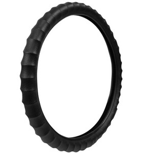 Custom Accessories Black Steering Wheel Cover For Fits 14-1/2 inch To 15-1/2 inch 1 pk - 1 of 1