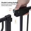 GOTGELIF Baby Safety Gate with Pet Door 29.5" to 48.4" Wide - Auto Close - Pressure Mount - Cat Door - 4 of 4