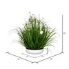 Vickerman Artificial Cream Potted Artificial Cosmos and Grass - 2 of 2